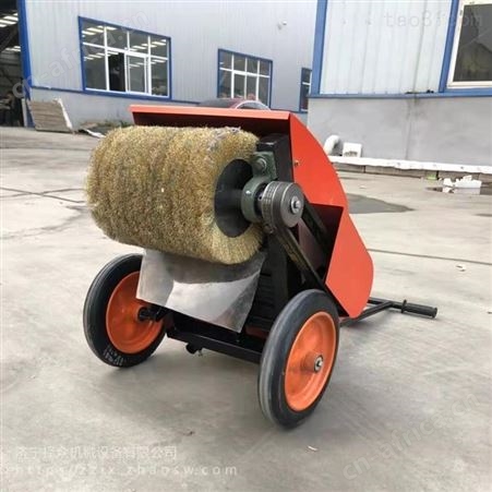 择众小型手推式电动除锈机 铁板彩钢瓦去锈 400mm轮径