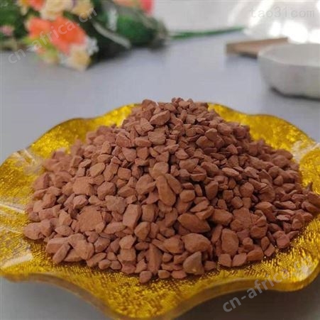 乾富供应红粘土颗粒 饲料黏土颗粒 红矿石