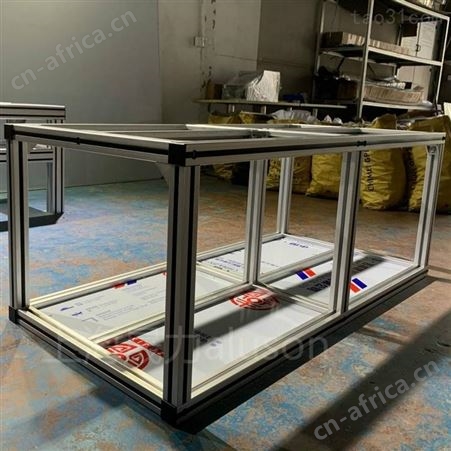 晟力型材精加工框架组装铝制品加工工艺工业自动化图纸设计