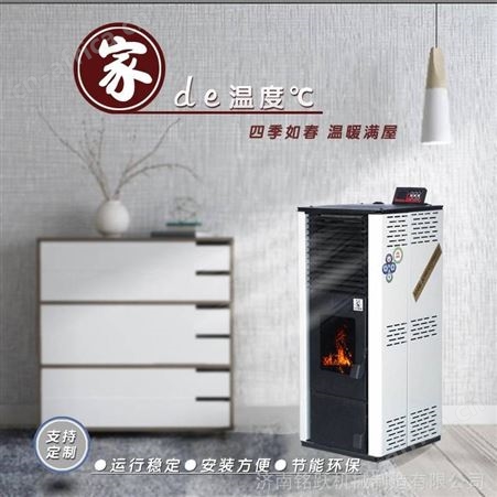网红款木颗粒取暖炉山东厂家供应 落地壁炉生物质颗粒取暖炉接地暖暖气生物质取暖炉