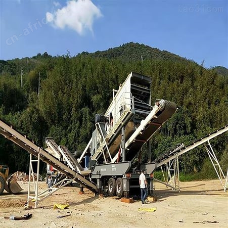 山东移动破碎机 成品供应流动式移动碎石机