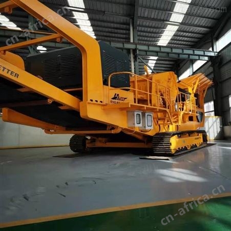 黑龙江工程履带式破碎机 圆锥破移动破碎站