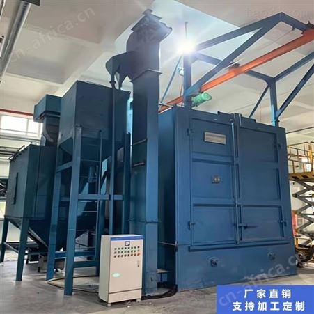 小型吊钩式抛丸机 双钩吊钩抛丸机型号 吊钩除锈机设备