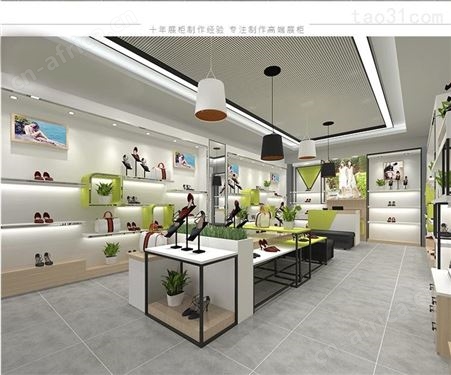 品牌鞋店展柜定制   展柜定制  鞋店货架定制  包包展柜订做  展柜厂家