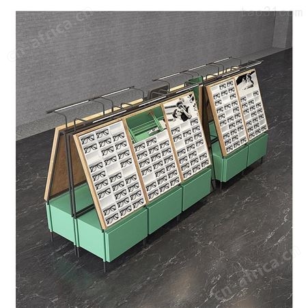 眼镜店柜台展示柜北欧风店铺设计带灯太阳墨镜货架 眼镜货架 眼镜柜定做展柜厂