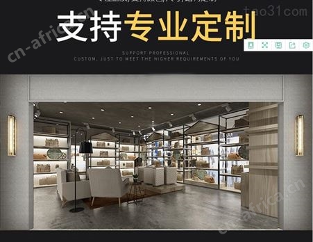 定制 皮鞋展示柜 包包展示柜 服装柜台 木质烤漆展示柜 服装陈列架 皮具展示柜 包包店专业设计定制展柜厂