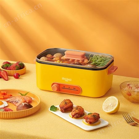 nerf狐狸多拉多功能料理锅 电煮锅1.5L XM-D16