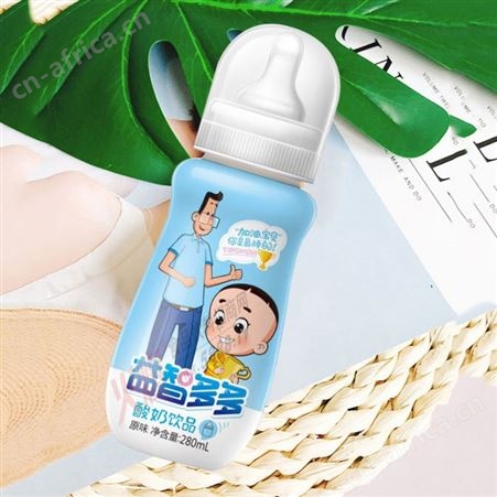 益智多多草莓原味酸奶饮品280ml儿童饮品网红奶瓶装