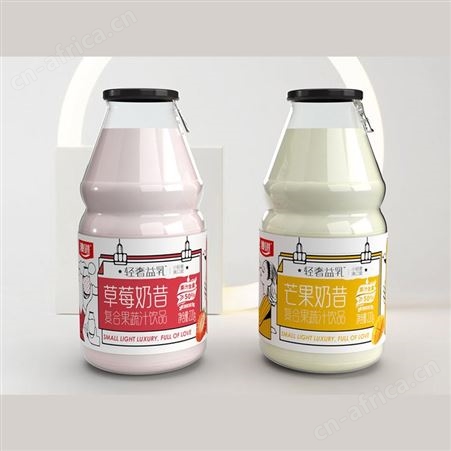 轻奢益乳水果奶昔复合果蔬汁饮品