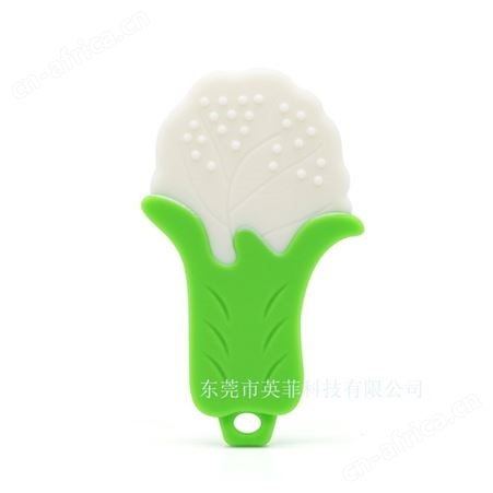 母婴用品生产厂家白菜硅胶牙胶婴儿磨牙器婴幼儿固齿器
