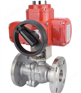 304法兰式220V开关阀DN40 80 100 Q941F-16P不锈钢防爆电动球阀