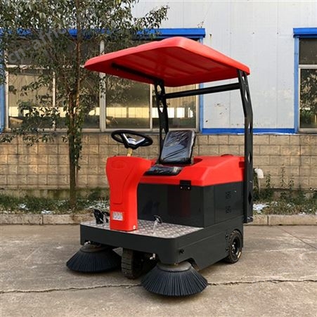 全封闭式市政街道路面扫地车 电动小型仓库吸尘扫地机