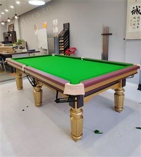 生产中式美式英式斯诺克黑八台球桌 全国发货包安装