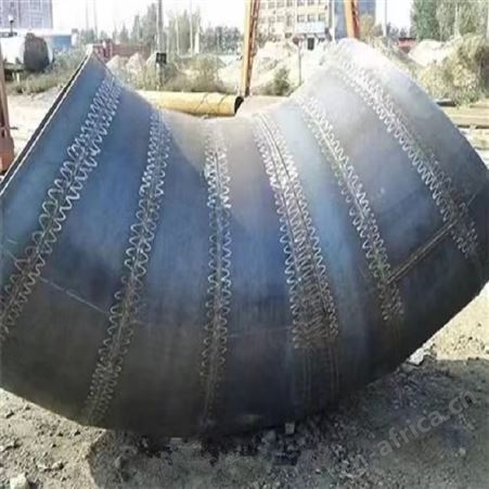 生产冲压 对焊 碳钢 国标 高压 无缝 大口径 虾米腰 弯头