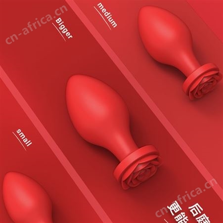 斯汉德蔷薇玫瑰花肛塞男女共用成人器用品后庭用具套装