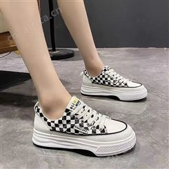 硫化库存鞋女休闲时尚小白鞋杂款地摊尾货鞋外贸鞋
