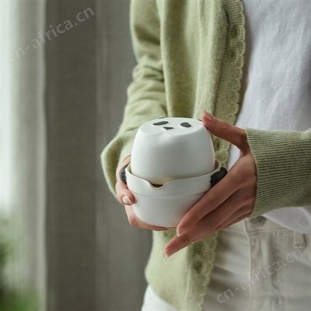 茶具便携茶具套装 熊猫杯 万仟堂旅行茶具 快客杯茶杯