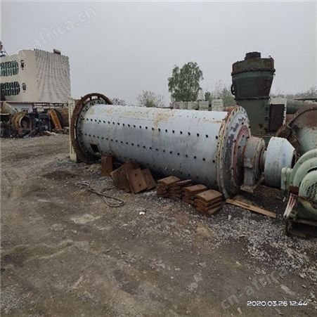 石灰岩球磨机 轴承二手球磨机器 简体转速25.4r/min 启福