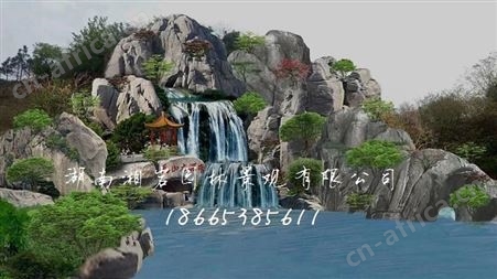 嘉兴塑石假山 湘岩园林塑石假山 水泥仿真树假山 工程设计假山公司