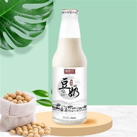 徽磨坊炭烧豆奶植物蛋白饮料290ml厂家招商代理