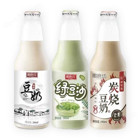 徽磨坊炭烧豆奶植物蛋白饮料290ml厂家招商代理