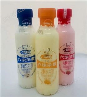 浩明芒果椰果大块朵昔发酵乳酸菌饮品招商箱装政策代理400ml