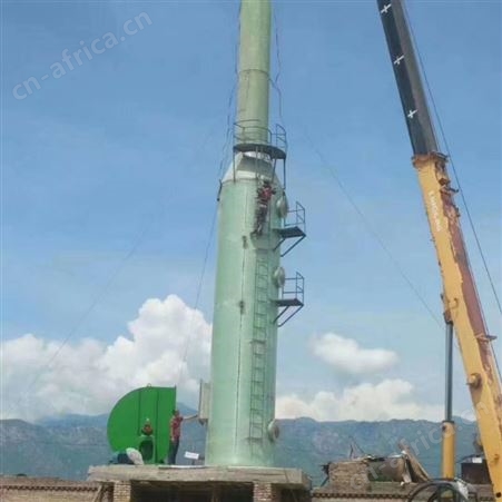 荣云环保 玻璃钢脱硫塔 砖厂 废气净化喷淋塔 酸雾吸收洗涤塔