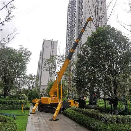 小型液压支腿 蜘蛛吊机 8吨履带蜘蛛吊车 全地形吊运 支持定做