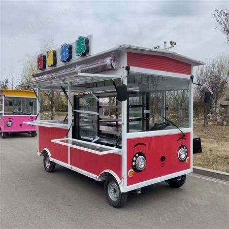 按图纸定制电动摆摊小吃设备房车 流动早餐餐饮车 商用烧烤美食快餐车