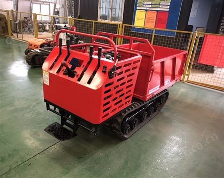 多功能履带运输车 1吨果园农场用小型爬山虎 液压自卸式农用车