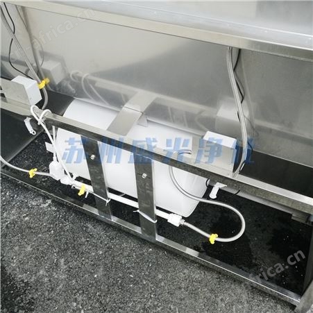 苏州净化设备厂家供应可定制  两人位不锈钢自动感应洗手池批发