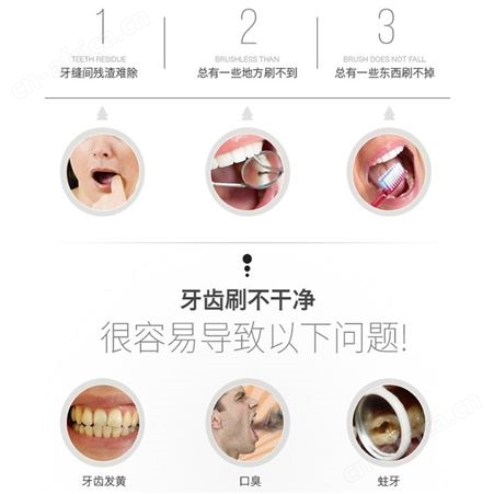 GKN格卡诺 超声波电动牙刷智能感应 USB充电 活动礼品直播