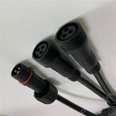 泉立威M12公母防水线M10防水线T型头防水线LED防水线各类防水线 支持定制
