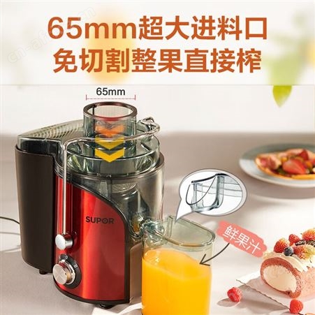 苏泊尔榨汁机渣汁分离多功能料理机家用鲜果汁机电动榨汁杯TJE06A