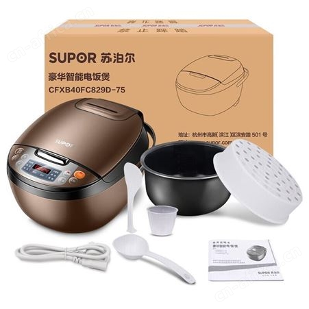 苏泊尔（SUPOR）电饭煲4L不粘内胆微压智能电饭锅CFXB40FC829D-75