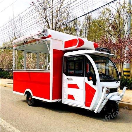 德源三轮车 摆摊小吃车 多功能移动早餐车快餐车房车流动地摊车推车