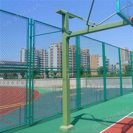 华丽体育天台场地勾花网护栏足球场运动场蓝球场围栏学校楼顶防坠体育围网