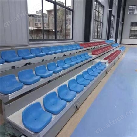 华丽体育看台座椅体育馆伸缩看台活动礼堂手动可移动看台座椅