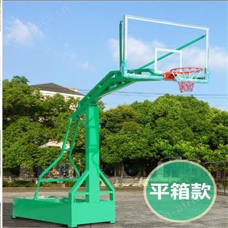 华丽体育户外篮球架成人手动电动液压篮球架户外移动可升降篮球架篮球框