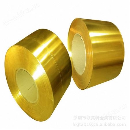 H65拉伸黄铜带 0.5mm 0.64mm 环保无铅黄铜片价格 H65黄铜箔硬度
