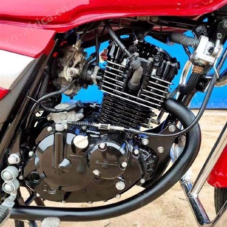 原装原版 精品国三铃木钻豹HJ125K-3A 小头罩全黑主机 二手摩托车