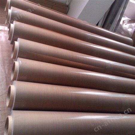 泰州侨尔瑞铁氟龙输送带厂家铁氟龙纤维布 耐热效果好 抗粘性黄色高温布 阻燃防火 厂家定制