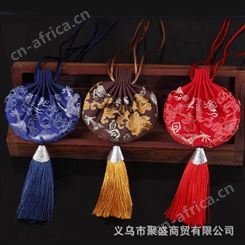 高档小香包端午香囊汽车挂件中国风荷包流苏空袋子锦袋可批发