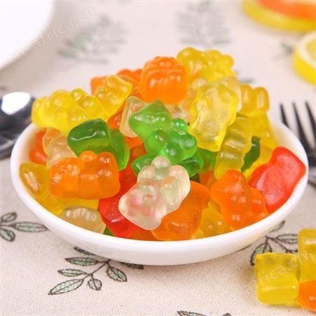 oem爆浆夹心软糖定制 万花草锌钙糖果代工 贴牌一站式服务