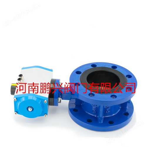 气动橡胶密封法兰蝶阀