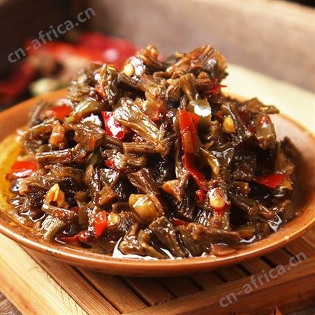湖/南特产彩椒老坛豆角220g 腌菜农家下饭菜 拌面酱 家庭常备