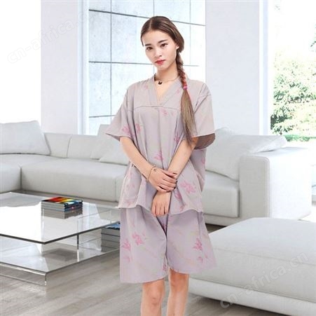 春夏新款汗蒸服  桑拿服  浴衣新款苎麻套装 