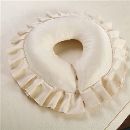 郁金香服饰 ins美容四件套 简约海岛麻美容院用 洗头床罩可定制