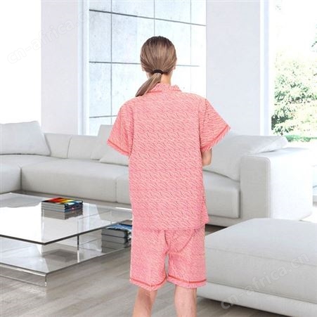 纯棉桑拿服 足疗按摩服 涤棉裂纹套装 