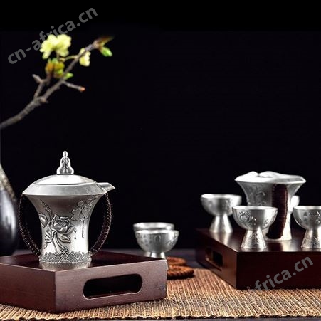 禅缘 纯银999茶具茶壶套装 泡茶神器功夫茶杯茶器中式